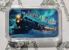 Scottsdale Mint The Santa Express- Holiday Colorized 1 oz .999 Silver Bar