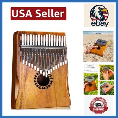 Ethically Made 17-Key Kalimba Piano   Perfect Gift for Beginners & Pros