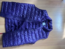 purple down vest- kids L, size 12, Primary, EUC