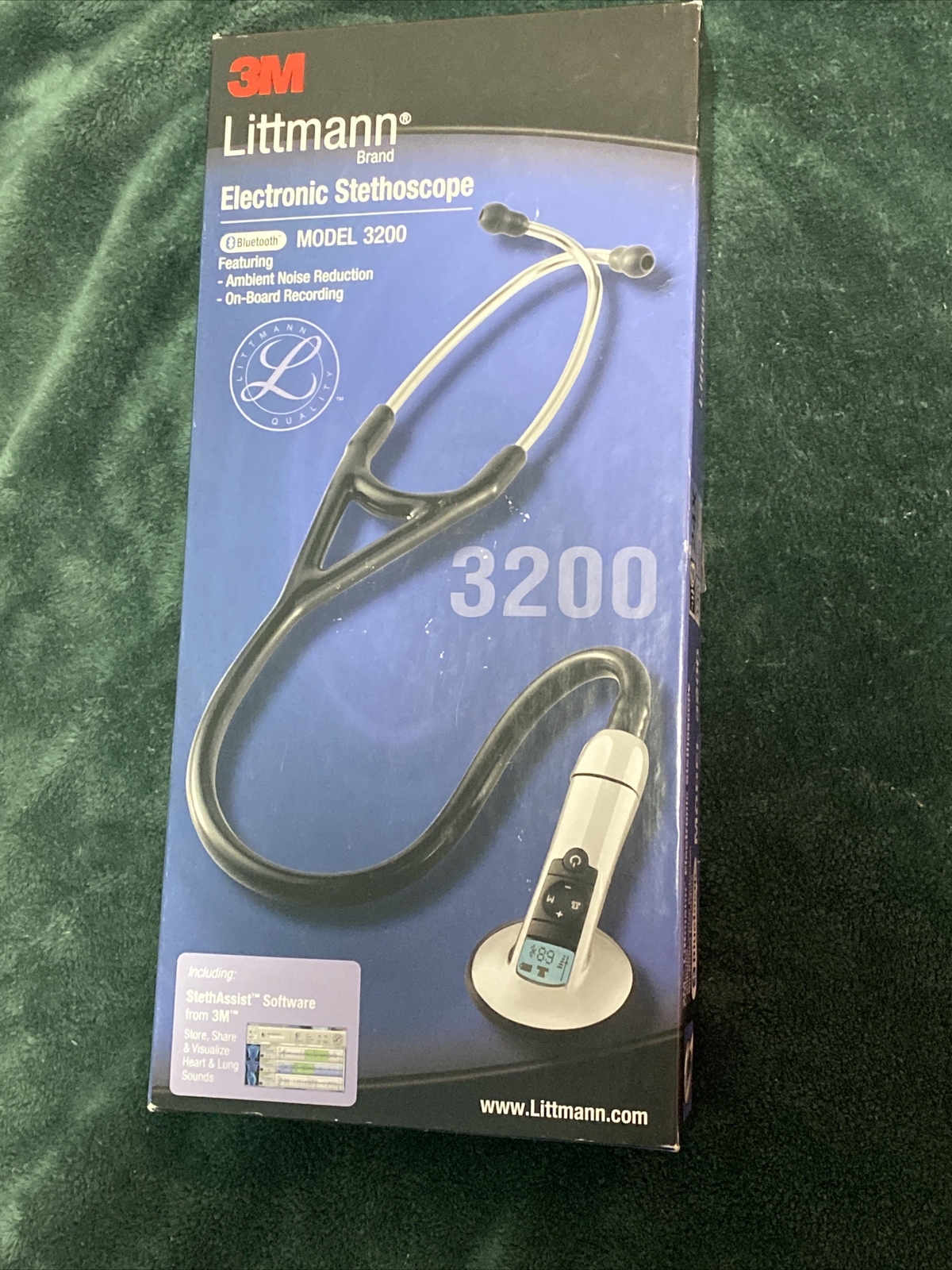 Littmann 3200 Electronic Stethoscope 707387765422 eBay