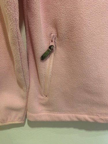 MOSSY OAK Women’s Fleece Zip-Front Jacket Sz.Medium M Pockets Pink w/Camouflage - Picture 6 of 12