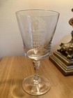 Coat-of-Arms Surname FLEMING Square Goblet Genuine Crystal France By Sanson  — photo 5