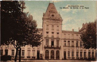 Old postcard JUJURIEUX La Mairie les Écoles et la Poste (485254)