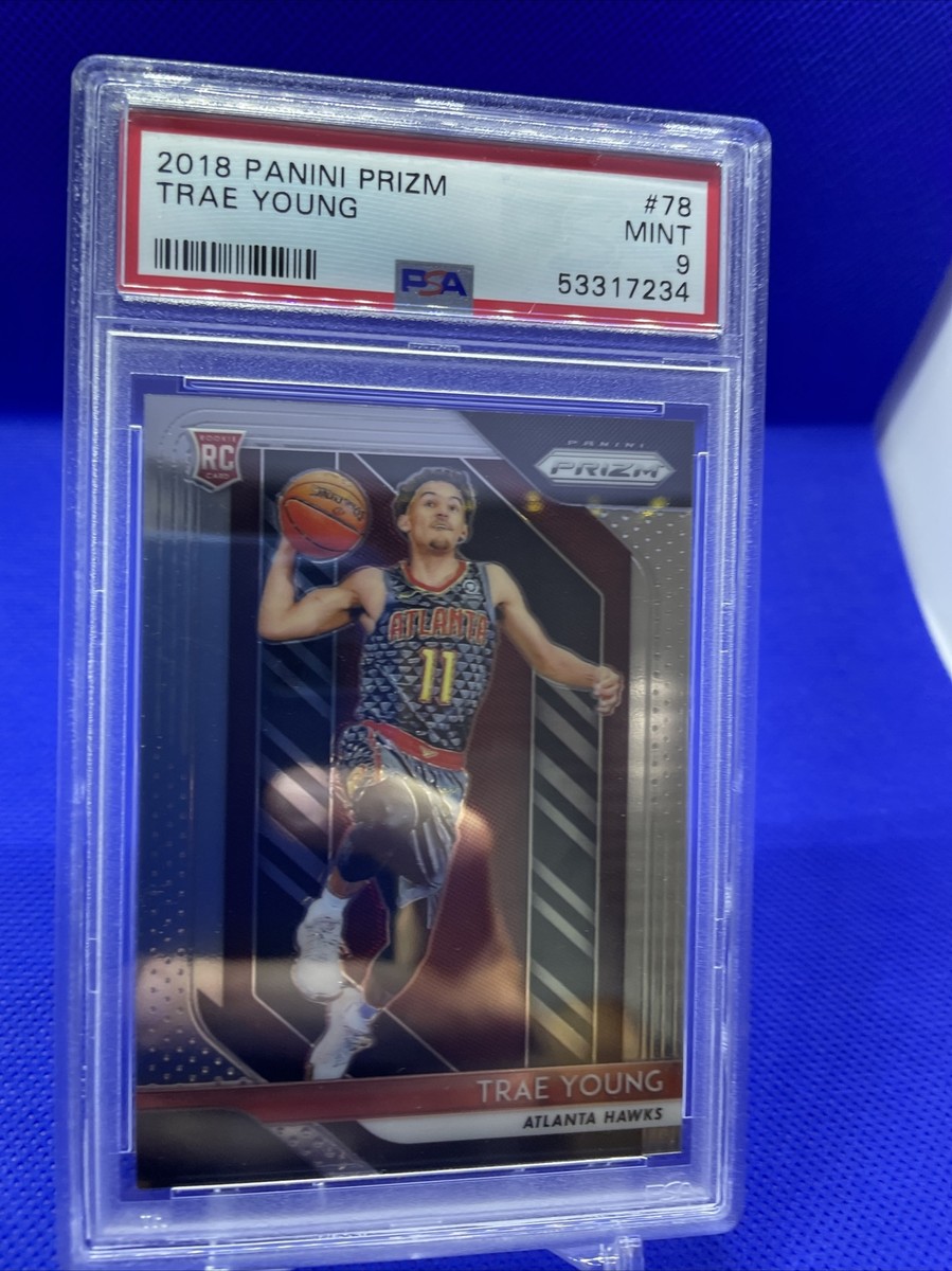 2018-19 PANINI PRIZM TRAE YOUNG BASE # 78 ATLANTA HAWKS RC ROOKIE