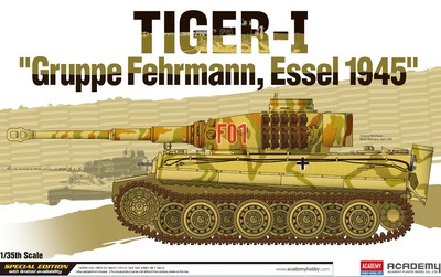 1/35 Tiger - I Gruppe Fehrmann,Essel 1945 #13299 Special Edition