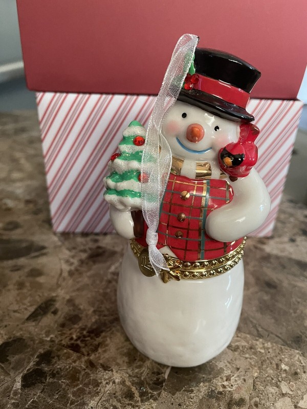 new hallmark keepsake limoges snownan