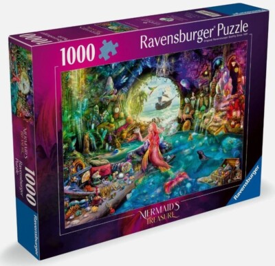 RAVENSBURGER PUZZLE*1000 TEILE*AIMEE STEWART*MERMAID'S TREASURE*RARITÄT*OVP