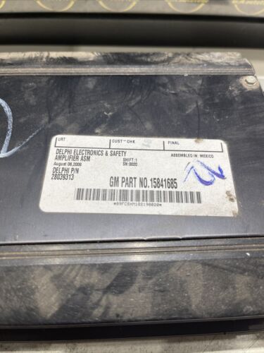 Chevrolet Corvette Z06 C6 OEM Nicht Bose Stereo Radio Verstärk 15841685 28039313 - Bild 3 von 5