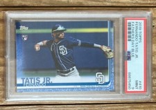 2019 Topps Series 2 Fernando Tatis Jr Fathers Day 18/50 PSA 9 San Diego Padres!