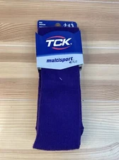 TCK Multisport +Plus Socks Football Soccer Baseball Unisex Purple Size Medium
