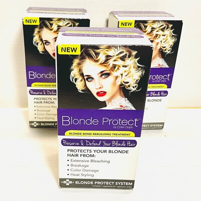 (3) Blonde Protect by Color Oops Blonde Bond Rebuilding Treatment