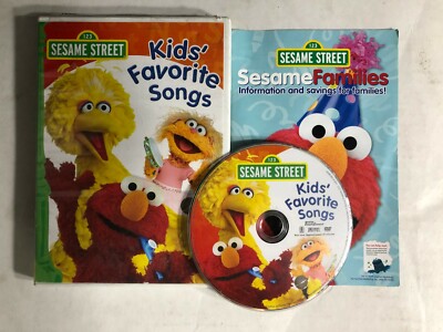 Sesame Street - Kid's Favorite Songs (DVD, 2001) Big Bird