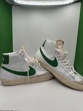 Nike Blazer Mid '77 VNTG White Pine Green Black Sneakers BQ6806-115 Men's 13