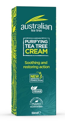Optima, Australian Tea Tree Purifying tea tree Cream 50ml x 2. BBE 12/2028