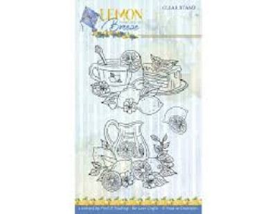 FIND IT MEDIA  -  CLEAR ACRYLIC STAMP  - LEMON BREEZE
