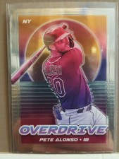 Pete Alonso 2021 Chronicles Baseball OVERDRIVE card #22 New York 