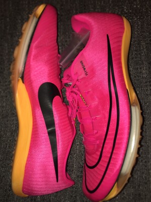 Nike Air Zoom Maxfly Hyper Pink/Orange Track & Field Spikes Men Sz