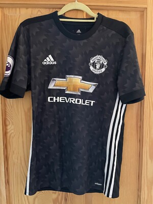 新品  Manchester United シャツ メンズ 黒 Manchester United short sleeve AWAY football shirt 2017/18 (No.11