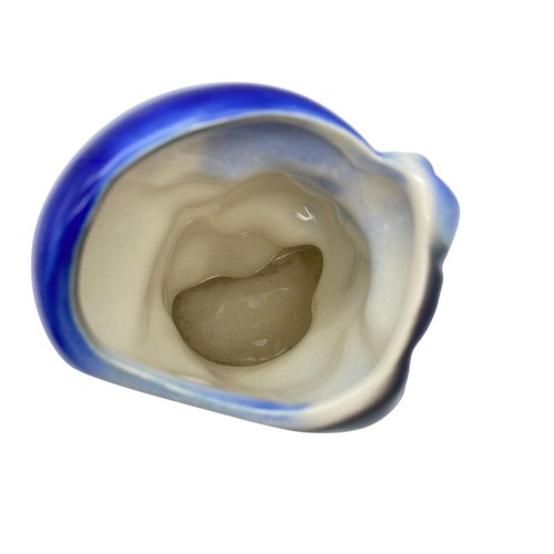 Royal Coplay wall pocket head vase blue white Bare shoulder eyes closed home dec - Picture 6 of 8