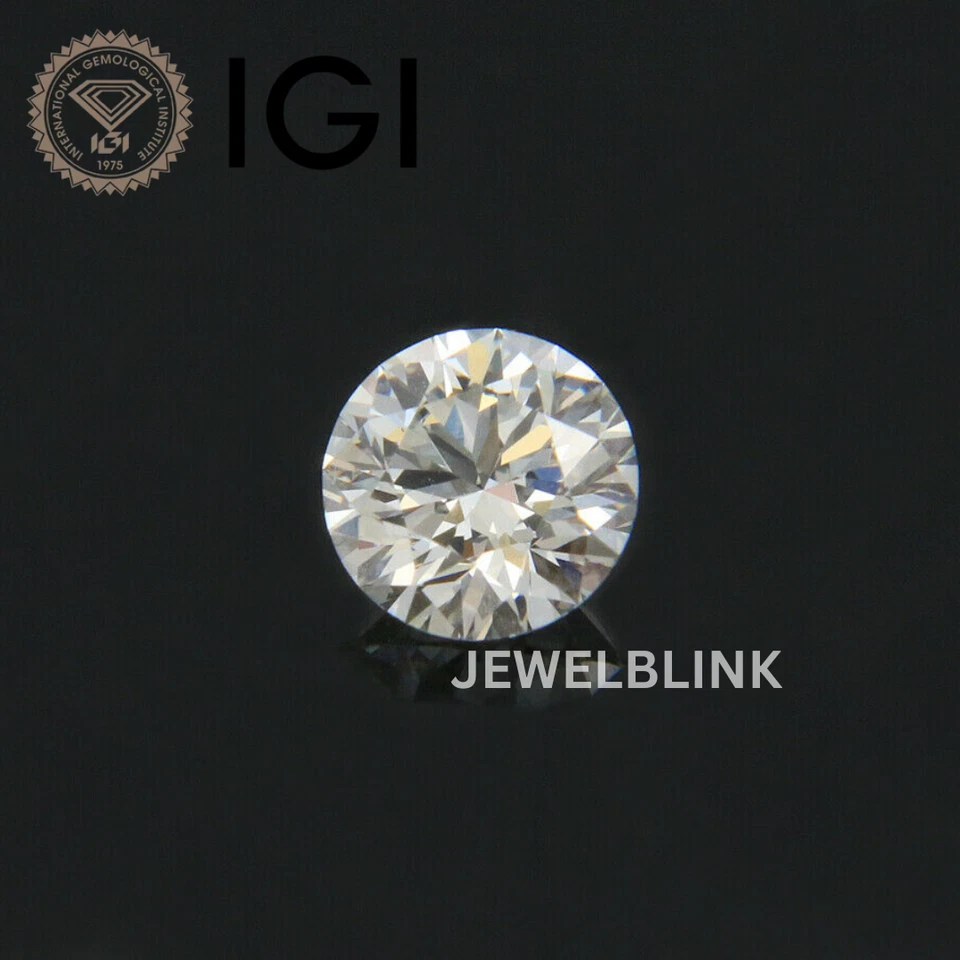 IGI Certified Loose Round Brilliant Cut 1 ct E Color VS2 CVD Lab Grown Diamond - Image 4 of 4