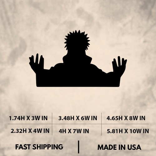 Pain|Silhouette|Naruto|Anime|Vinyl Sticker|Decal for Window|Laptop|Car|tablet - 第 1/8 張圖片