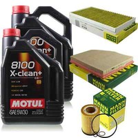 Motul 9L 5W-30 MotoröL+Mann-Filter FüR Bmw 6Er Cabriolet E64 645 Ci E60 545I