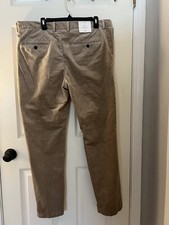H M Divided Brown Corduroy Slim Fit Pants Size Medium