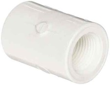 Spears PVC Pipe Fitting Adapter, Sch 40, White, 1" Socket x NPT Female