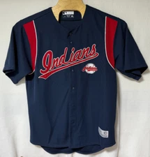Cleveland Indians Jersey - Men's Large - MLB Genuine Merchandise - Blank Back