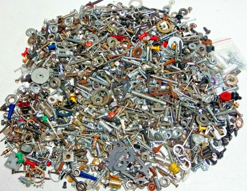 Large Lot of Miscellaneous Various Hardware and Metal Pieces