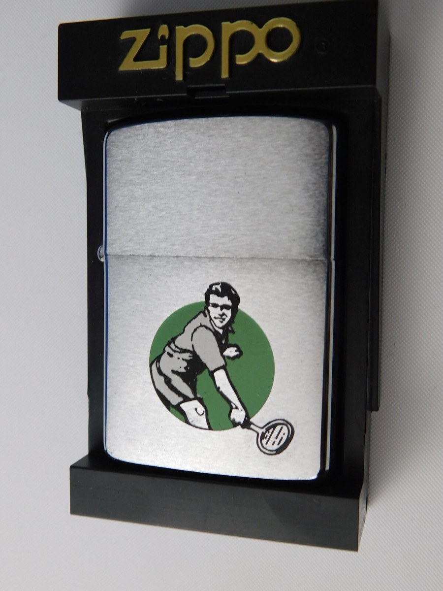 ZIPPO NIAGARA FALLS CANADA LIGHTER TENNIS PLAYER 1998 SPORTS