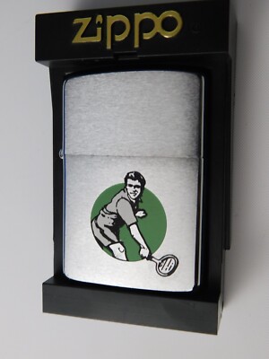 ZIPPO NIAGARA FALLS CANADA LIGHTER TENNIS PLAYER 1998 SPORTS