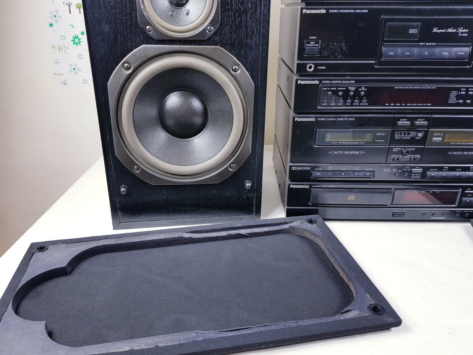 Panasonic HiFi Stereo System SAHD52 CD Cassette Turntable top of the range. eBay