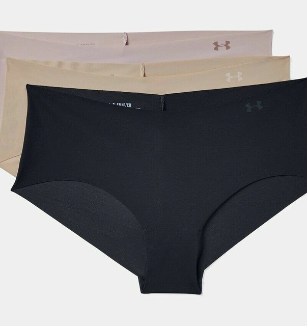 3 Under Armour Womens UA Pure Stretch Hipster Panties XS for sale