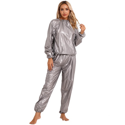 Unisex Garnitur Top Zestaw Stroje treningowe Spodnie wyszczuplające Spodnie Siłownia Sweter - Zdjęcie 9 z 27
