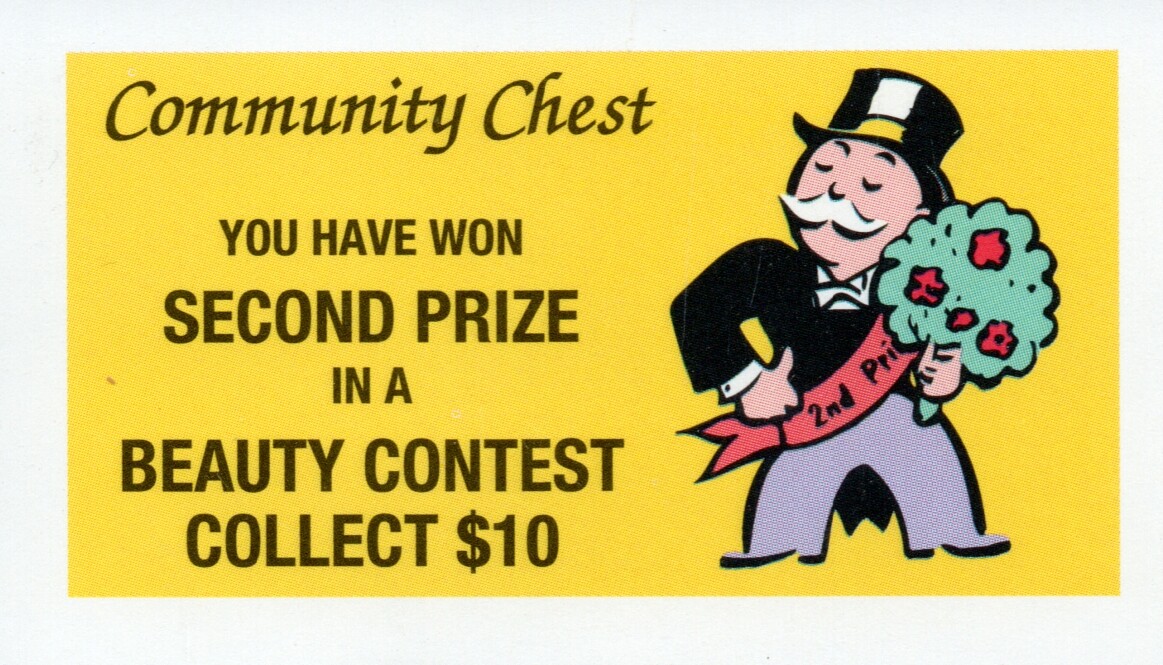 モノポリーページ MONOPOLY 1995 1996 Replacement CHANCE / COMMUNITY CHEST