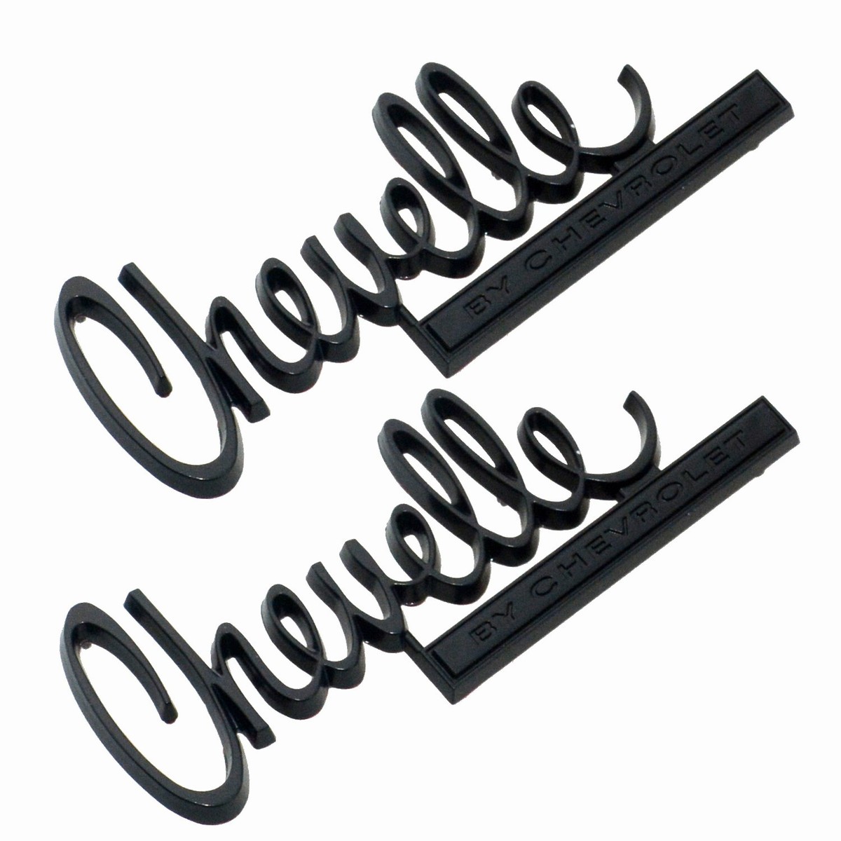 1969 Chevrolet Chevelle Rear Deck Trunk Lid Emblem - "Chevelle By CHEVROLET" - New