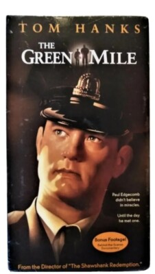  ''The Green Mile''! VHS 2000 Collectors Edition W/ Documentary! Free Shipping.