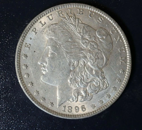 1896-P UNCIRCULATED MORGAN SILVER DOLLAR - L1D34
