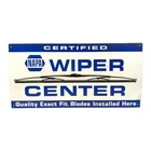 Vintage Original Napa Wiper Center Embossed Metal Repair Shop Gas Station Sign