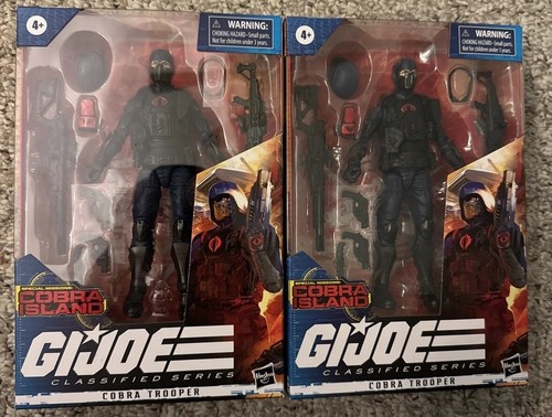 Hasbro GI Joe Classified Series Cobra Trooper Cobra Island Exclusive Lot Of 2