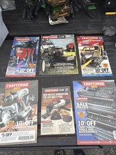 6pc Sears Craftsman Club Flier Marketing Advertisement Rare USA Tool Catalog
