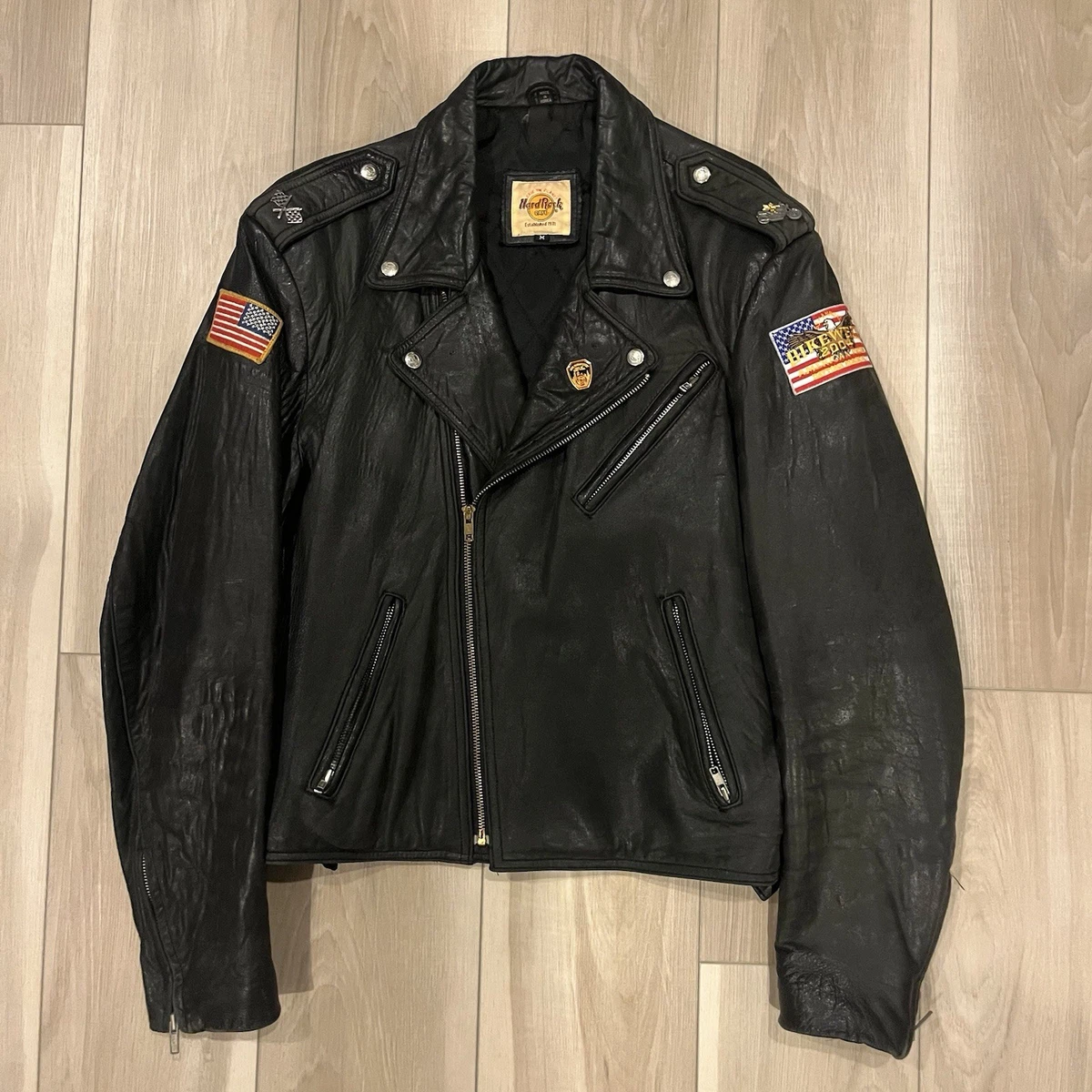 Hard Rock Cafe Leather Outer Shell Coats, Jackets & Vests for Men