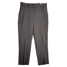 QUINCE Black Comfort Waist Straight High Rise Dress Pants Office Career SIZE 14