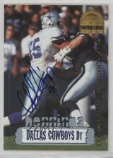 1996 Collector's Edge Cowboybilia Footballbilia /4000 Chad Hennings Auto 0rd2