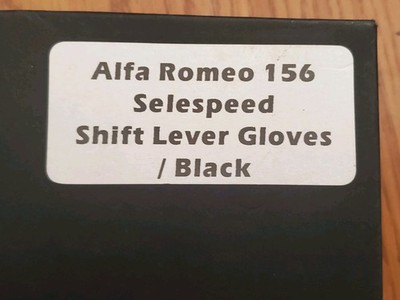 ALFA ROMEO 156 Selespeed  Parking Break & Shift Lever & Key Fob Leather Covers