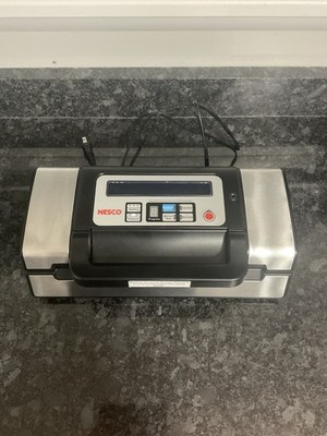 Nesco VS 12 Vacuum Sealer Silver Deluxe Food Preservation Machine Tested