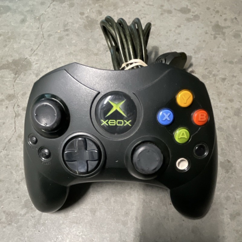 Microsoft Xbox Controller S Wired Black Analog Controller for Xbox Console 🔥