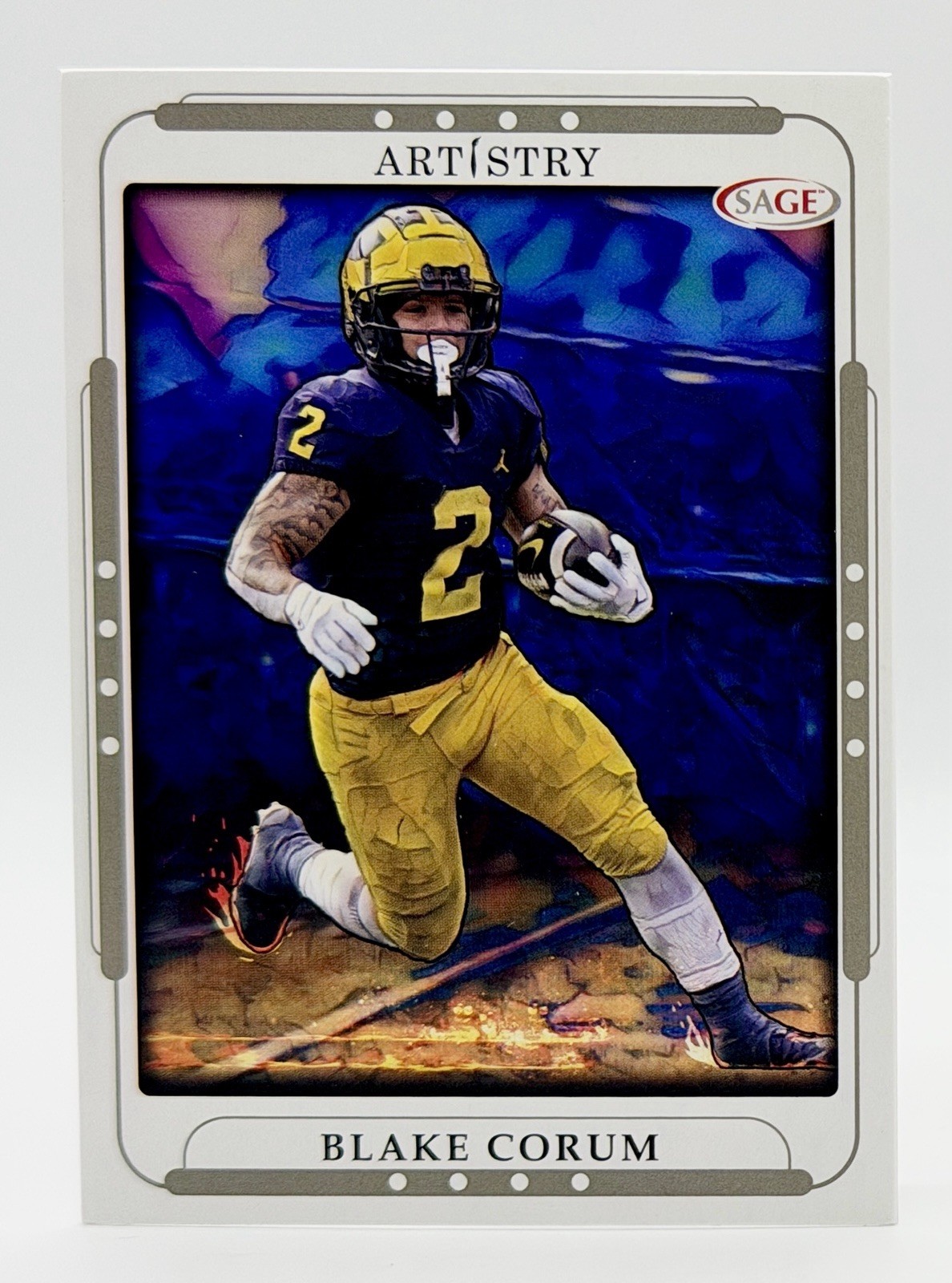 2023 SAGE Artistry #10 Blake Corum RC Michigan Wolverines