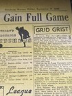 SEPT 17, 1937 NEWSPAPER PAGE #2703- MARCHMONT SCHWARTZ, CREIGHTON UNIV FOOTBALL — photo 3